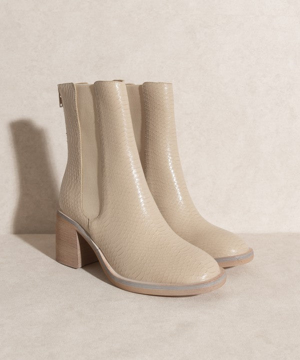 Olivia - Chelsea Heel Boots