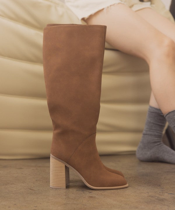 Shiloh - Knee High Block Heel Boots