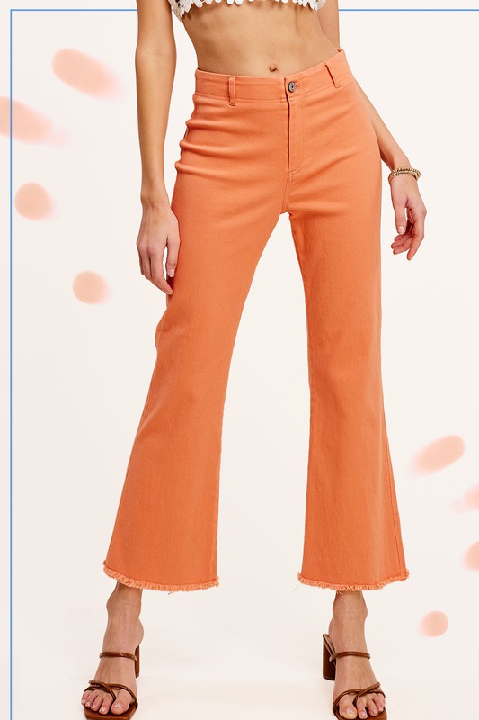 Soft Washed Stretchy High Rise Pants