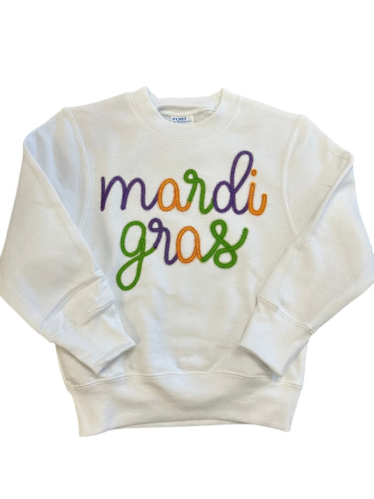 Youth Mardi Gras Sweatshirt