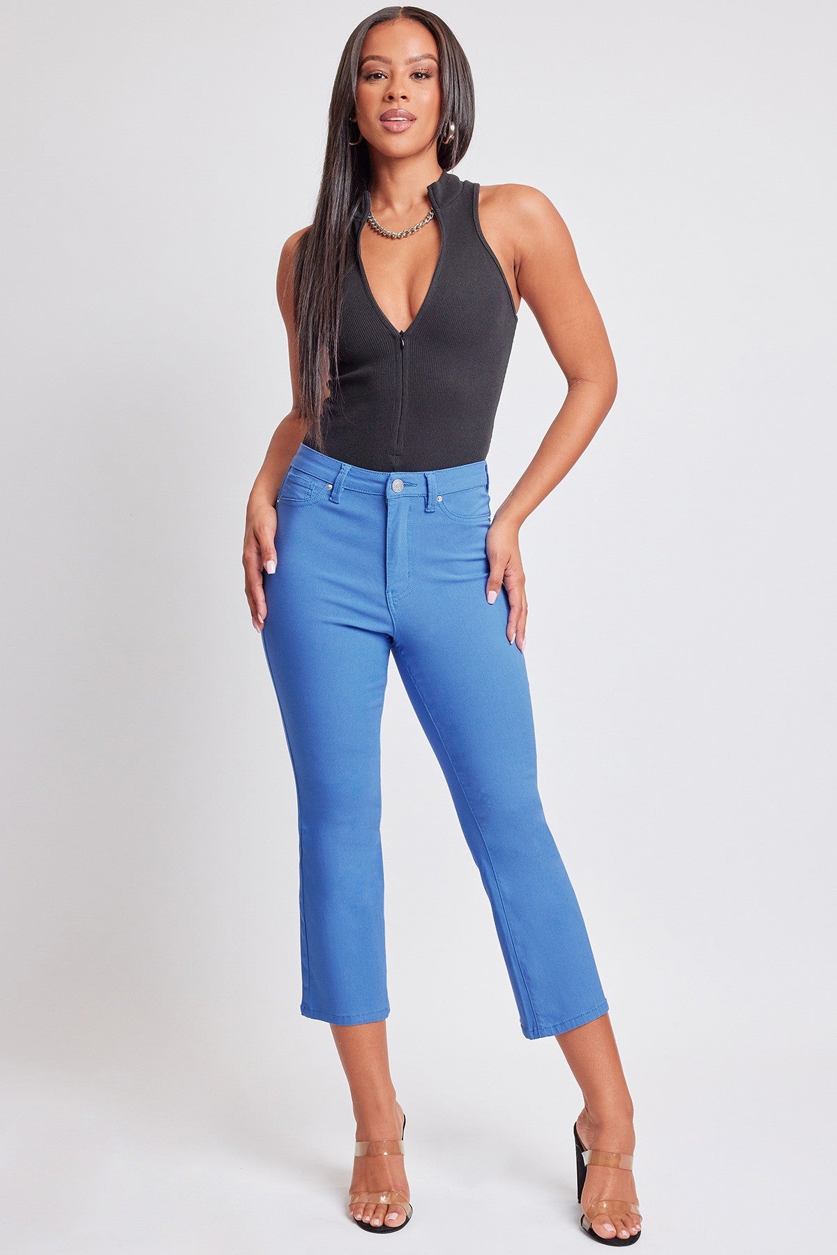 Hyperstretch Cropped Kick Flare Pant