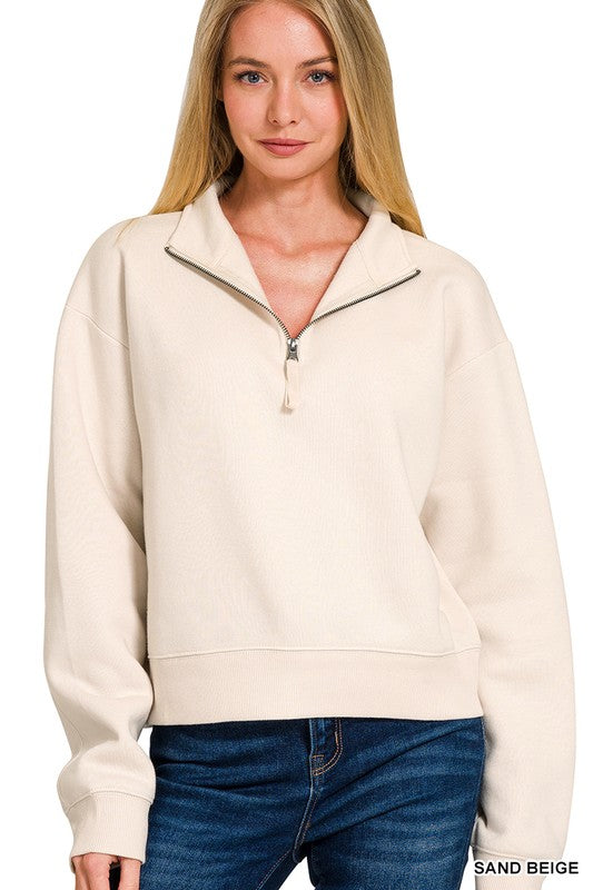 Half Zip Fleece Pullover