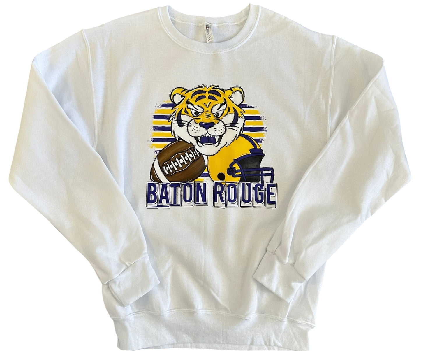 White Baton Rouge Sweatshirt