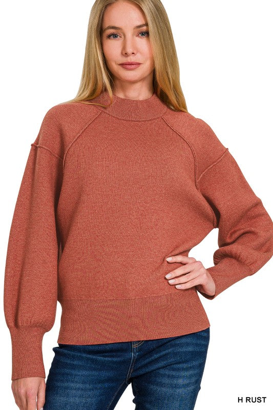 Mock Neck Sweater