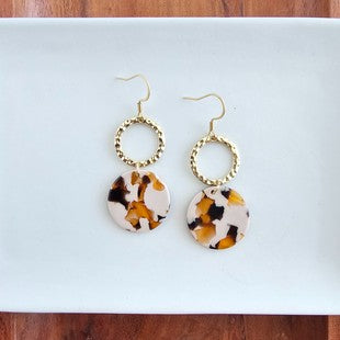 Rylee Earrings-Caramel Latte