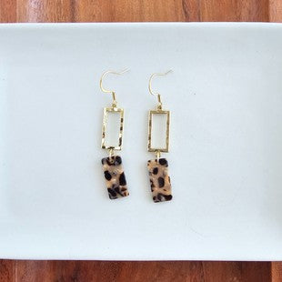 Raya Earrings-Cheetah