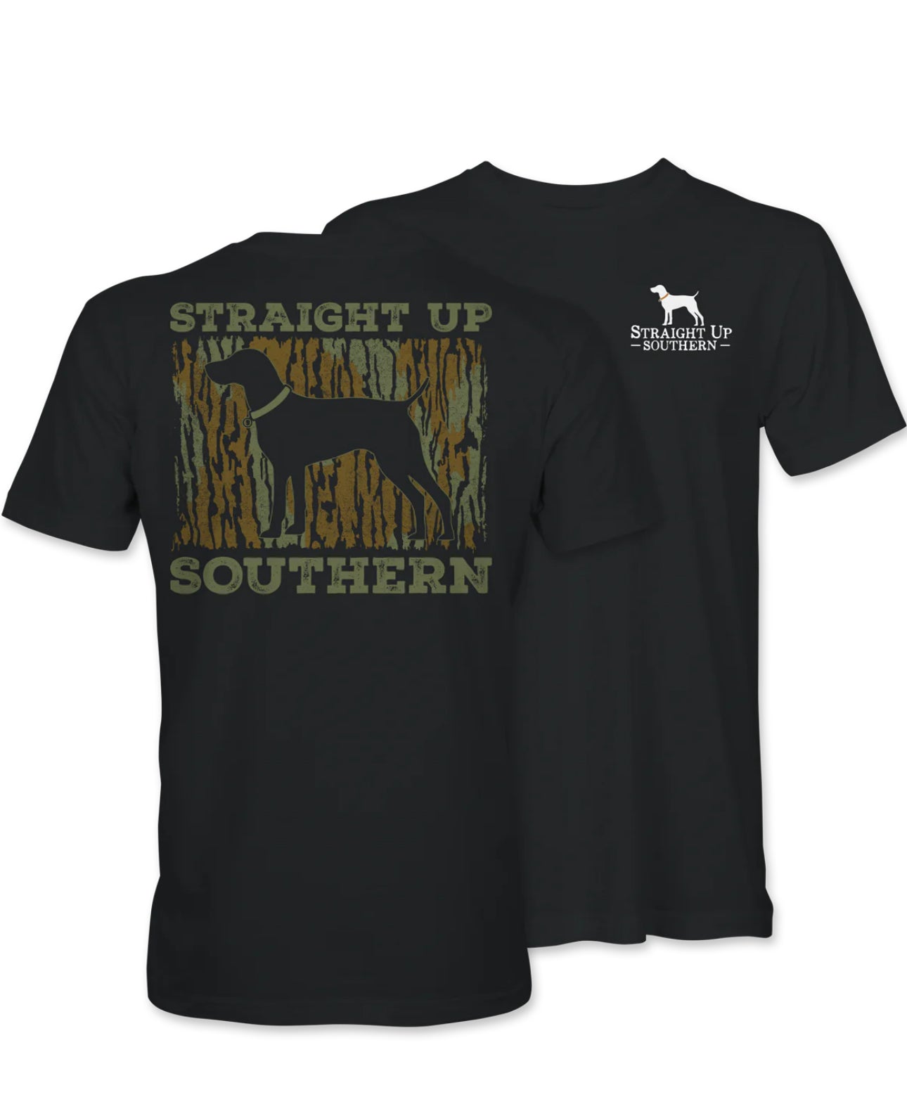 Straight Up Southern Camo Logo T-Shirt
