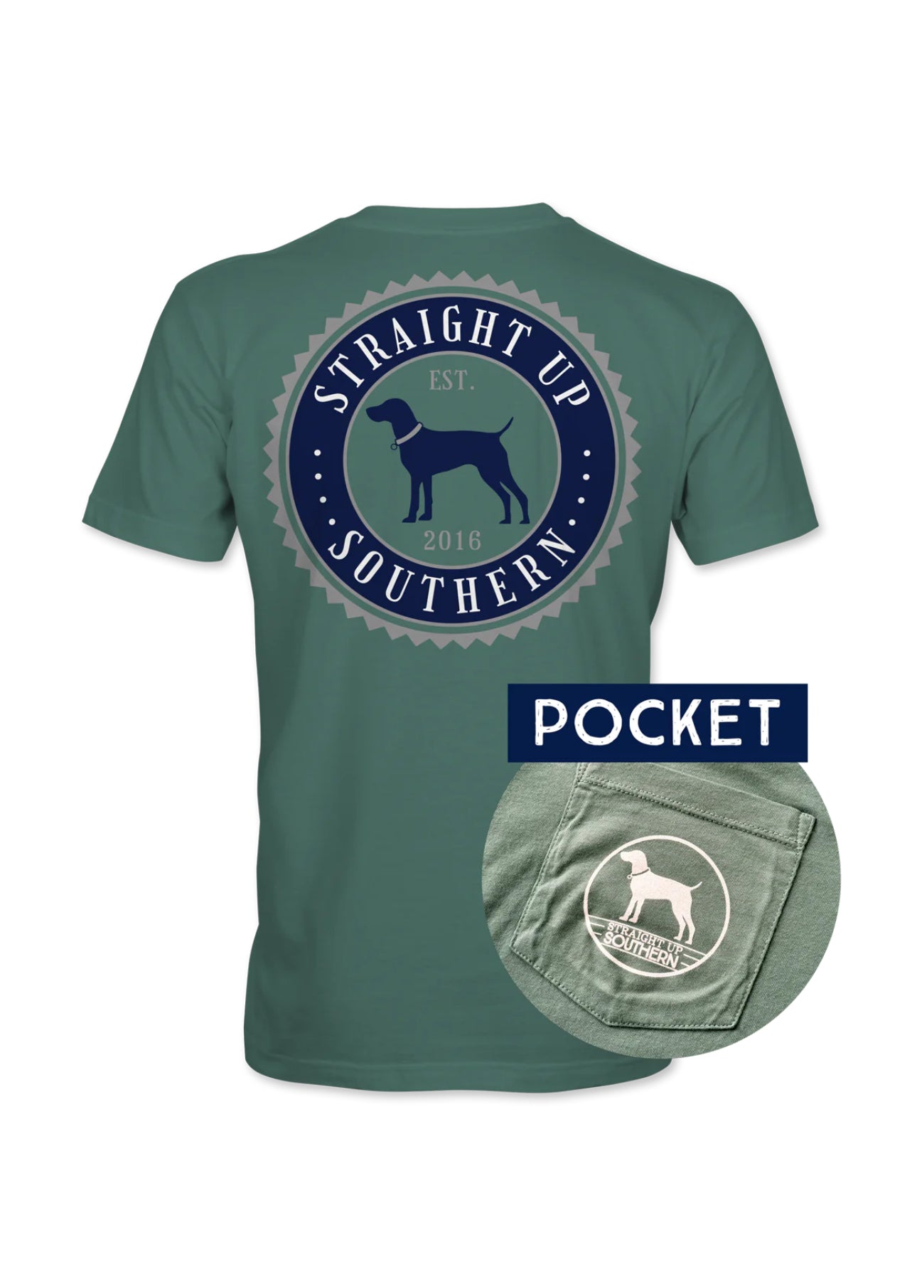 Straight Up Southern Pocket T-Shirt