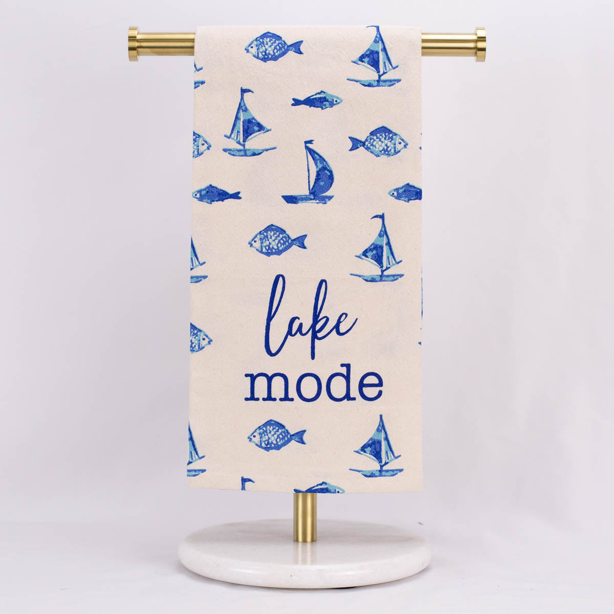 Lake Mode Flour Sack Hand Towel