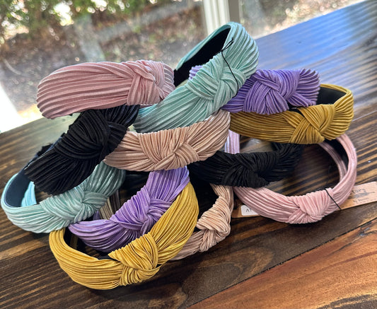 Pleated Knot Headband